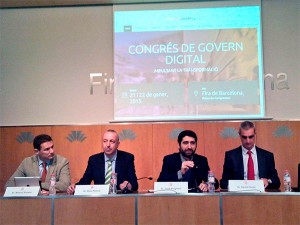 Roda premsa presentació Congrés Govern Digital, 12 de gener 2015