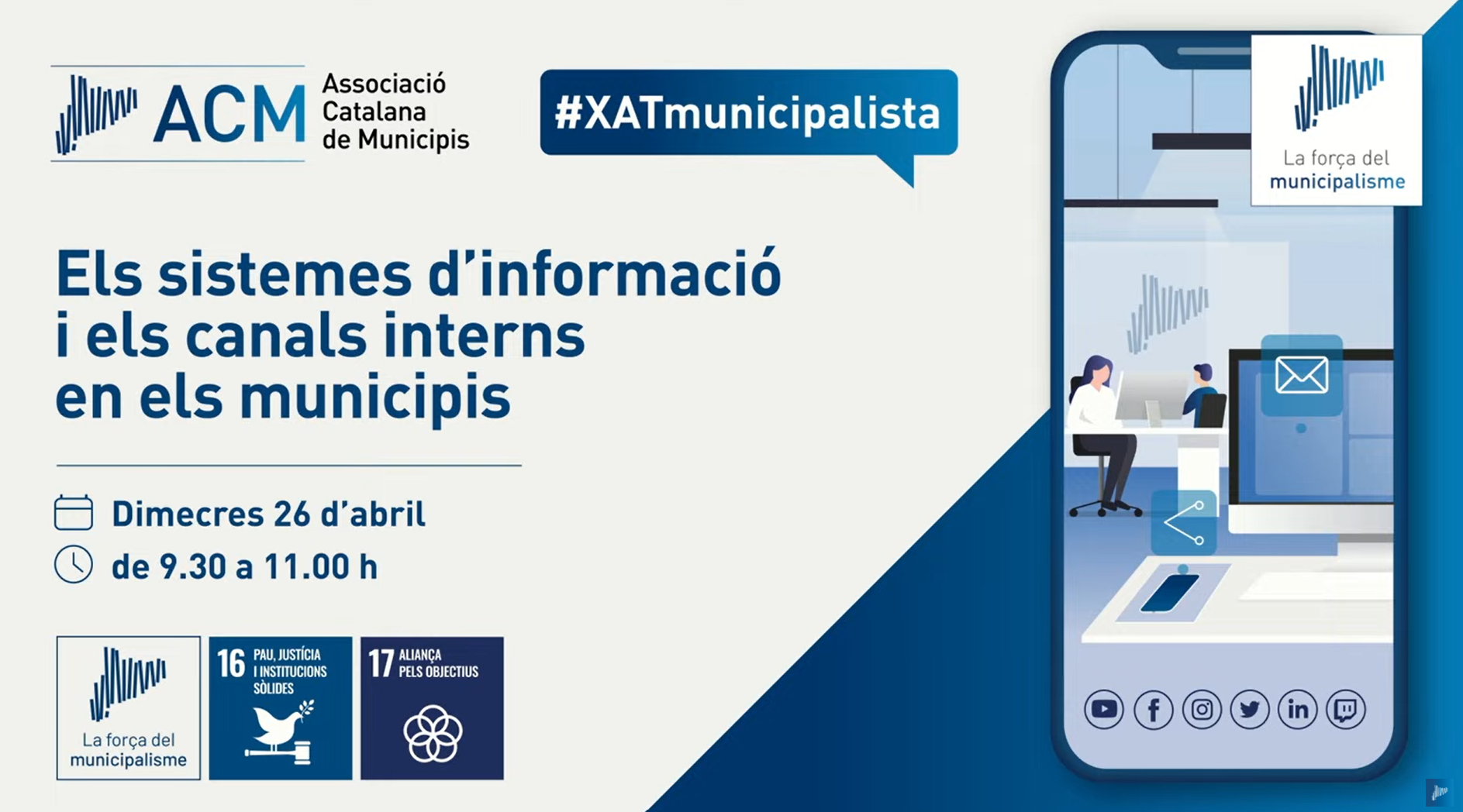 webinar ACM Els sistemes d’informació i els canals interns en els municipis