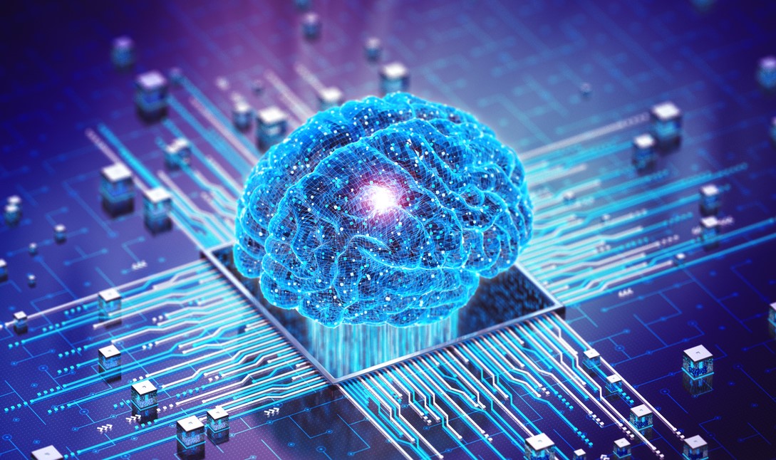 cervello con connessioni artificiali