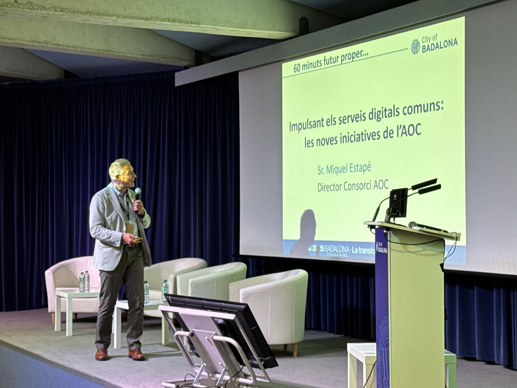 Presentació al COMTIC de Miquel Estapé