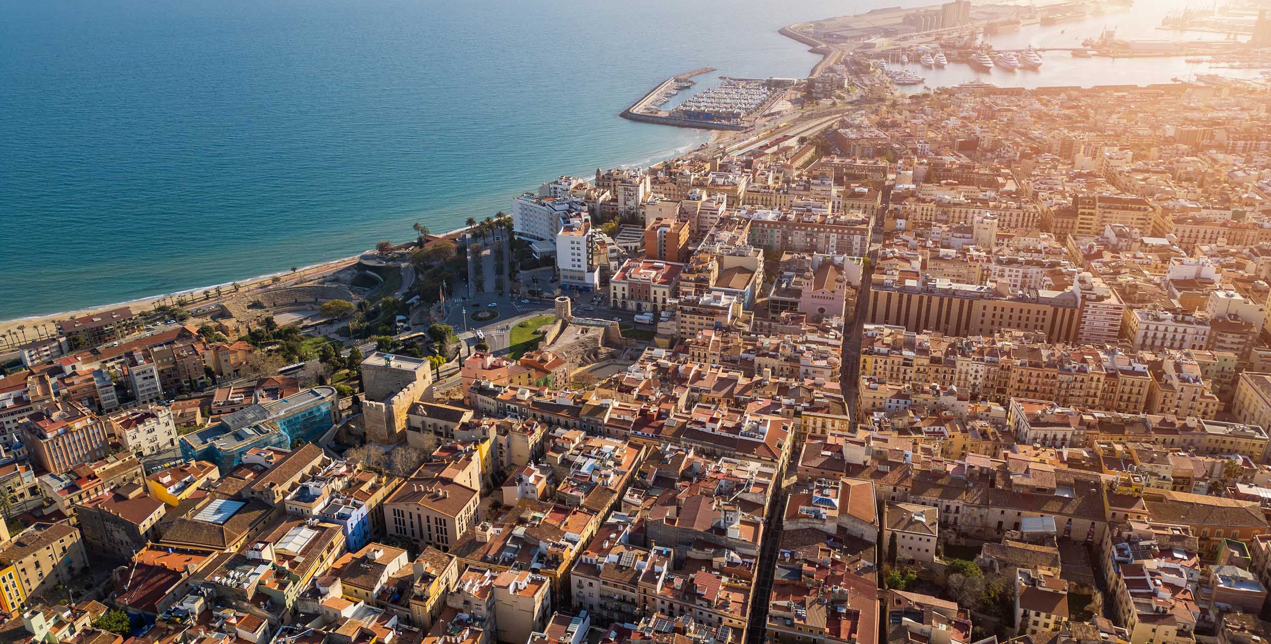 Vista aèria de la ciutat de Tarragona