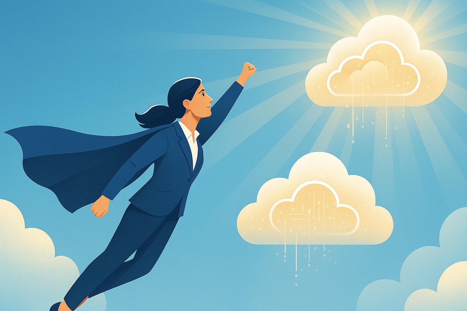 Via Oberta cap al núvol