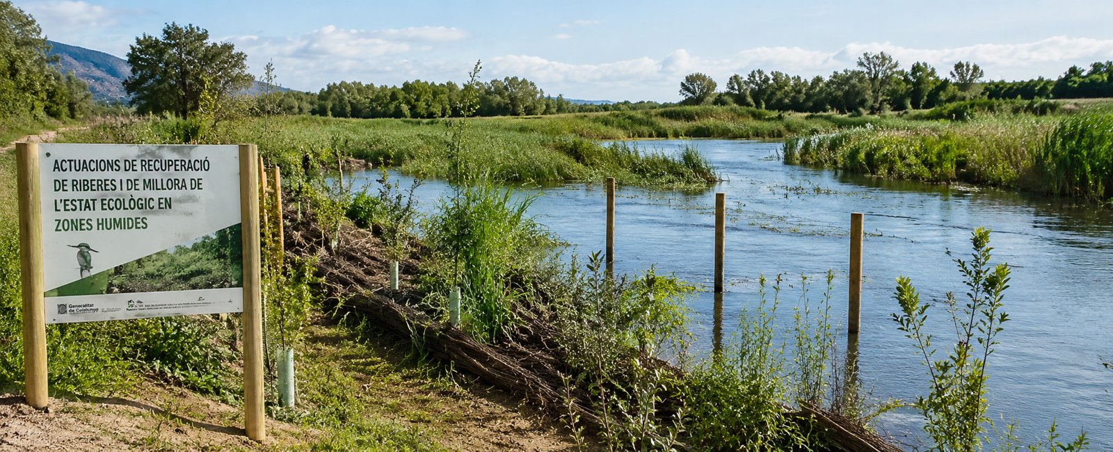 recuperació de riberes i de millora de l'estat ecològic en zones humides